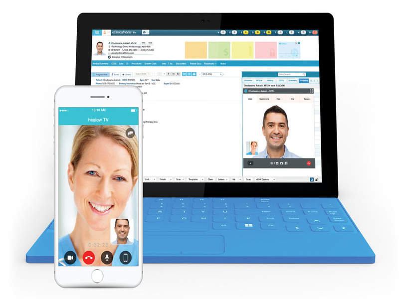 eClinicalWorks launches telehealth solution on healow mobile app