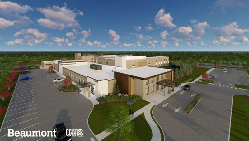 Beaumont Health and UHS to build mental health hospital in Dearborn, US