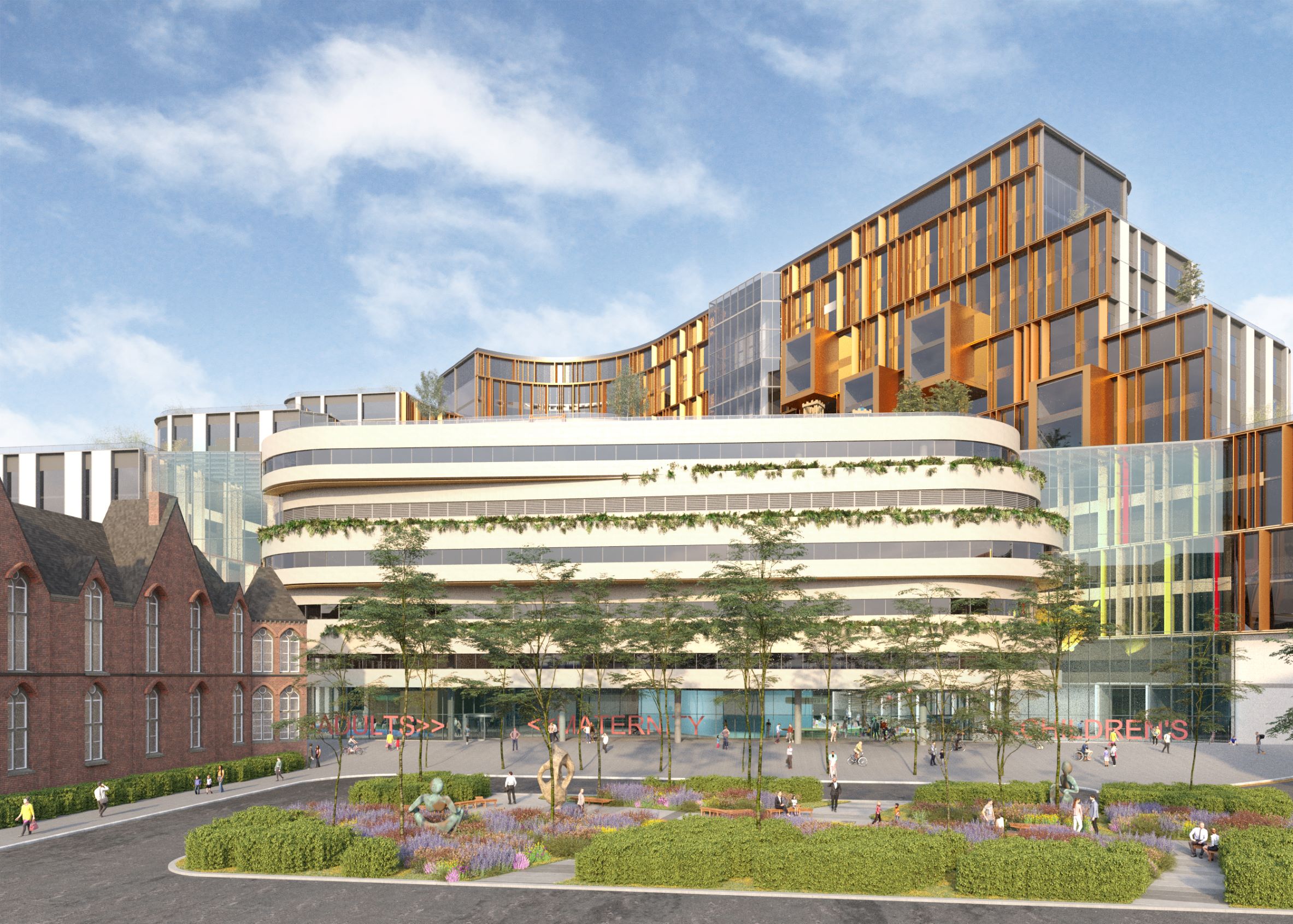 BDP releases concept designs for two hospitals in Leeds, UK