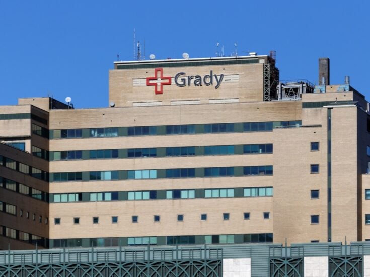 Top ten largest hospitals in Georgia by bed size