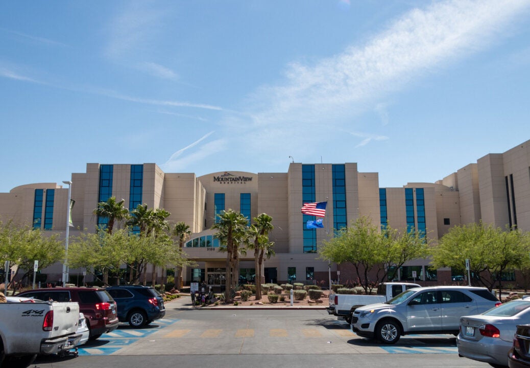 Top ten largest hospitals in Nevada by bed size in 2021