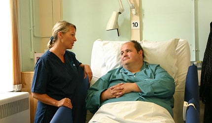 Bariatric patients are much more comfortable with equipment suited to their size